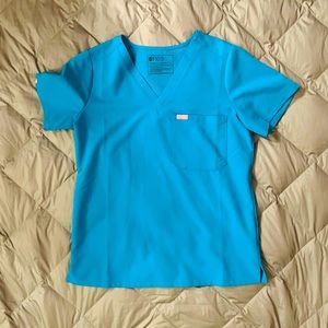 Figs Catarina One Pocket Scrub Top Size S